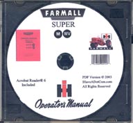 Farmall Super M & MV Owners Manual PDF